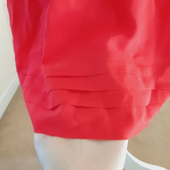 WHBM Fully Lined Flame Red Dress with Pockets Size XS - Picture 8 of 12